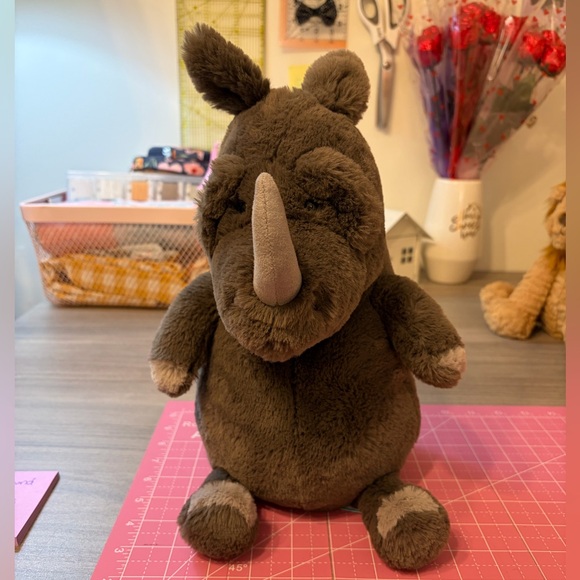 Jellycat Roderick Rhino BNWT - Picture 2 of 3